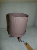 *Small Dusty Rose Pot with Stand by Ferm (Marked R