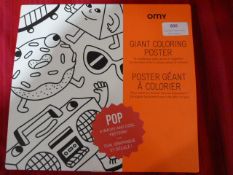 *Omy Giant Colouring Poster - Pop