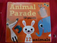 *Animal Parade 3D Puzzle by Omm Design (Marked Retail Price £12)