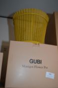 *Gubi Mategot Medium Flower Pot in Venetian Gold