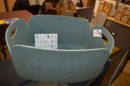 *Muuto Green Polymer Felt Basket (Marked Retail Pr