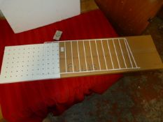 *White Low Edge Shelf 78x30cm for Ladderax Shelvin