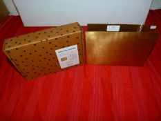 *Ferm Brass Wall Square (Marled Retail Price £59)