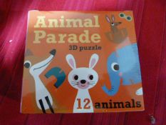*Animal Parade 3D Puzzle by Omm Design (Marked Retail Price £12)