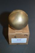 *Ferm Brass Sphere Card Stand (Marked Retail Price
