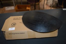 *Gridy Fungi Medium Shelf in Black Oak