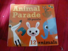 *Animal Parade 3D Puzzle by Omm Design (Marked Retail Price £12)