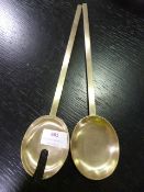 *Brass Salad Servers