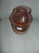 *Muuto New Nordic Rose Coloured Elevated Glass Vas