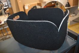 *Muuto Black Polymer Felt Basket (Marked Retail Pr