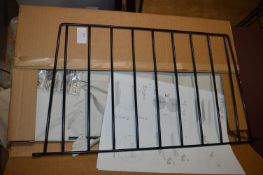 *Black Side Panel 2pk for Ladderax Shelf System 50