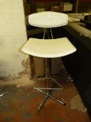 Upholstered Chrome Based Barstool