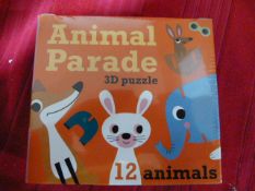 *Animal Parade 3D Puzzle by Omm Design (Marked Retail Price £12)