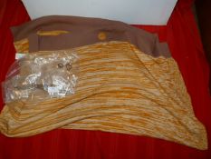 *Ferm Dusty Rainbow Blanket in Mustard Organic Cot