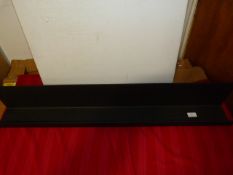 *Black Gallery Shelf 100x15x11cm