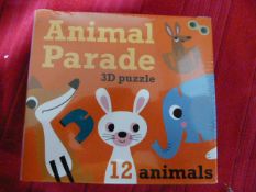 *Animal Parade 3D Puzzle by Omm Design (Marked Retail Price £12)