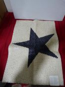 *Pappelina Viggo Star Blue Mat 70x50cm