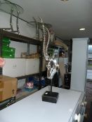 Decorative LIfe Size Antelope Head on Stand