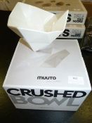 *Muuto Crushed Porcelain Bowl