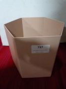 *Pink Hexagon Pot (Marked Retail Price £39)