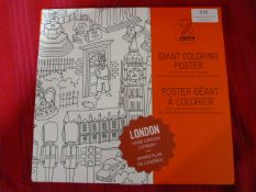 *Omy Giant Colouring Poster - London