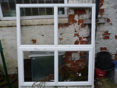Double Glazed Window Frame with Glass