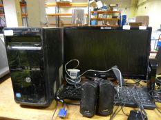 *Acer Monitor, HP Pro Tower, Keyboard, Speakers, U