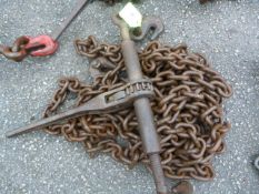 *Ratchet Chain Load Binder and One Chain