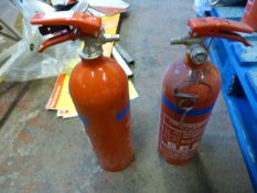 *Two 2kg Powder Fire Extinguishers
