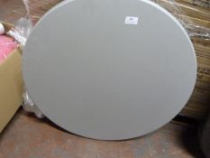 *70cm Circular Grey Tabletop