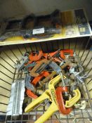 Basket of Assorted Clamps