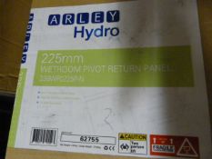 *Hydro Plus 225mm Wetroom PIvot Return Panel
