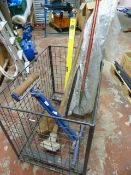 Small Cage Containing a Quantity of Tools, and a D