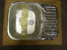 *Stainless Steel Sink Aurora 62x50cm