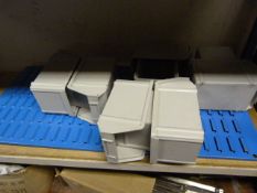 *Metal Rack with 10 Plastic Storage Bins