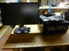 *Acer Monitor and a Epson WF-2520 Printer