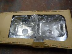 *Pyramis Double Sink 131x51cm