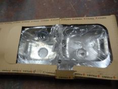 *Pyramis Double Sink 131x51cm