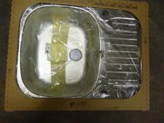 *Stainless Steel Sink Aurora 62x50cm