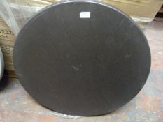*70cm Circular Wood Effect Tabletop