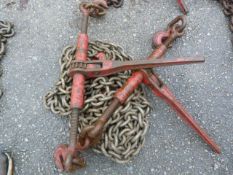 *Two Ratchet Chain Lever Binders and One Chain