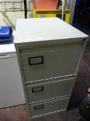 *Three Drawer Filing Cabinet