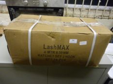 *Lashmax 4m by 50mm Ratchet Set with 14 Pieces