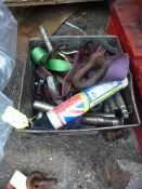 *Small Miscellaneous Box Including Two Shackles, S