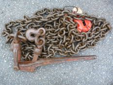 *Chain Lever Tensioner and a Chain