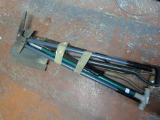 Bundle of Garden Tools, Spades, Sheers, etc.