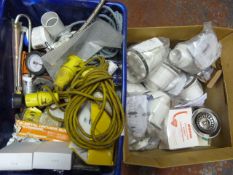 *Box of Sink Strainers and a Box of Plumbing Fittin