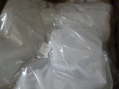 *60 White Polycotton Chair Covers