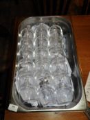 *Bain Marie Insert Containing ~36 Brandy Glasses