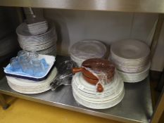 *Quantity of Assorted White Crockery